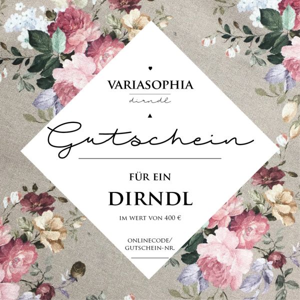 Dirndl-Gutschein zum Ausdrucken