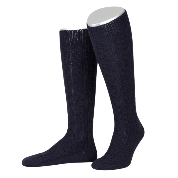 Trachtenkniestrumpf Marine