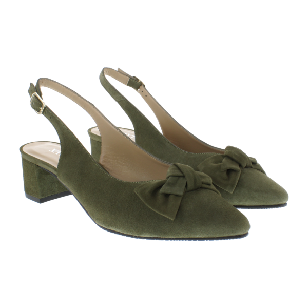Slingpumps mit Schleife